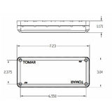 Rectangular Rapid-Flashing Beacon (RRFB) dimensions